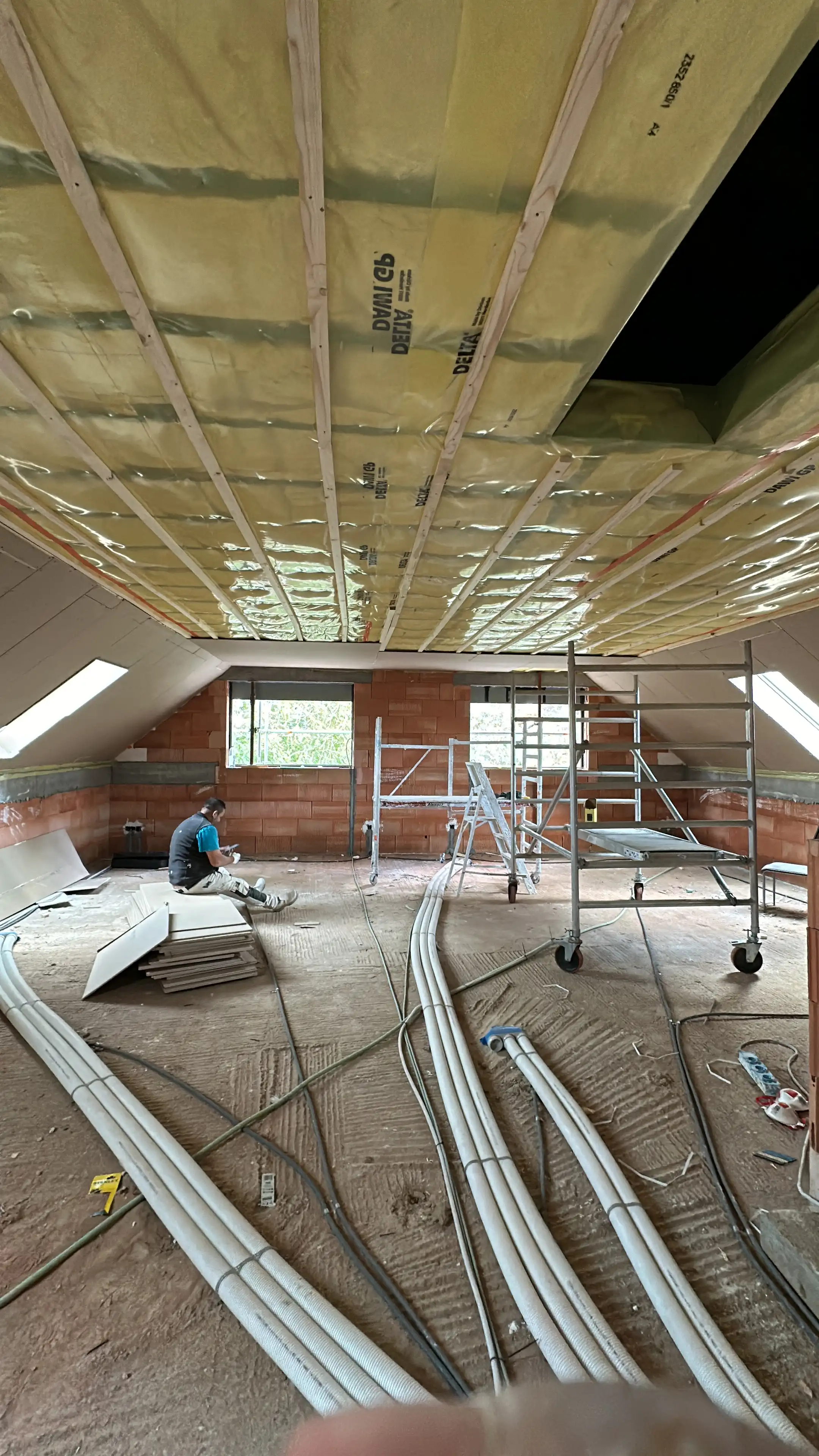 Isolatiewerken in woning